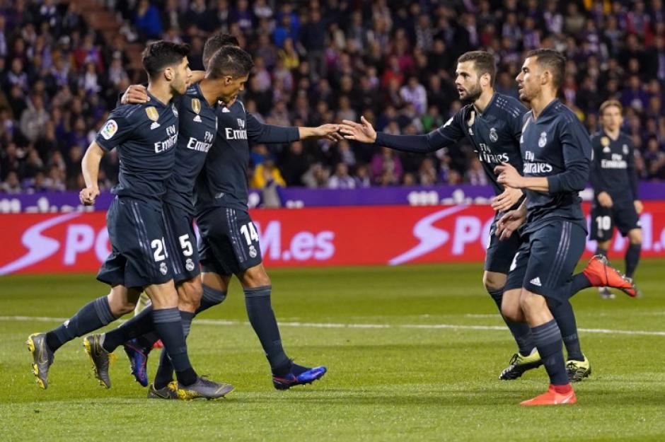 El Real Madrid volvió a tener un momento alegre, luego de la eliminación de Champions. (Foto: AFP)