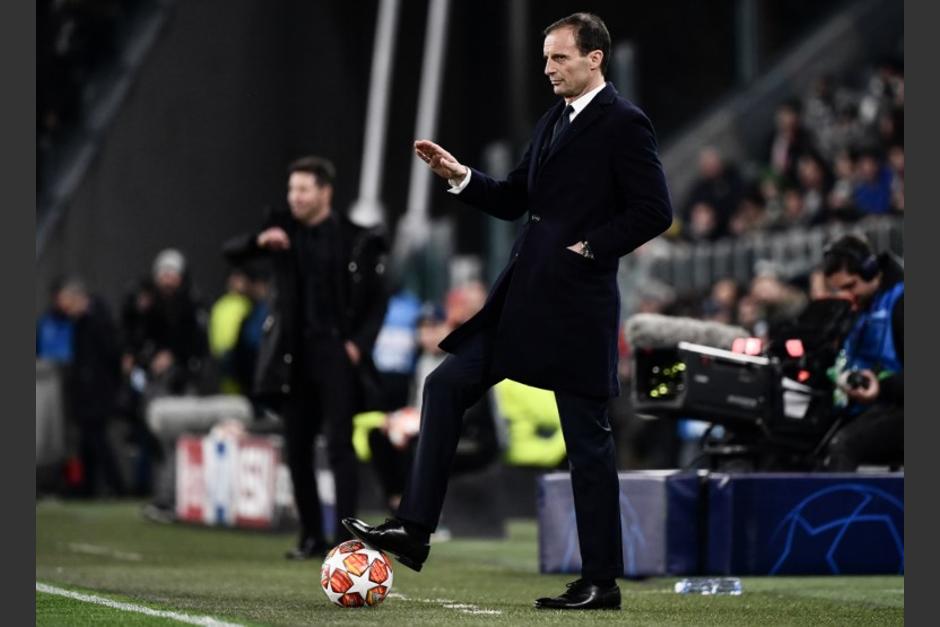 El técnico de la Juventus tuvo un gesto deportivo del que muchos hablan. (Foto: AFP)&nbsp;