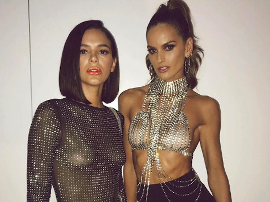 Las modelos Izabel Goulart y Bruna Marquezine disfrutaron en grande en el carnaval de Río de Janeiro 2019. (Foto: Instagram)