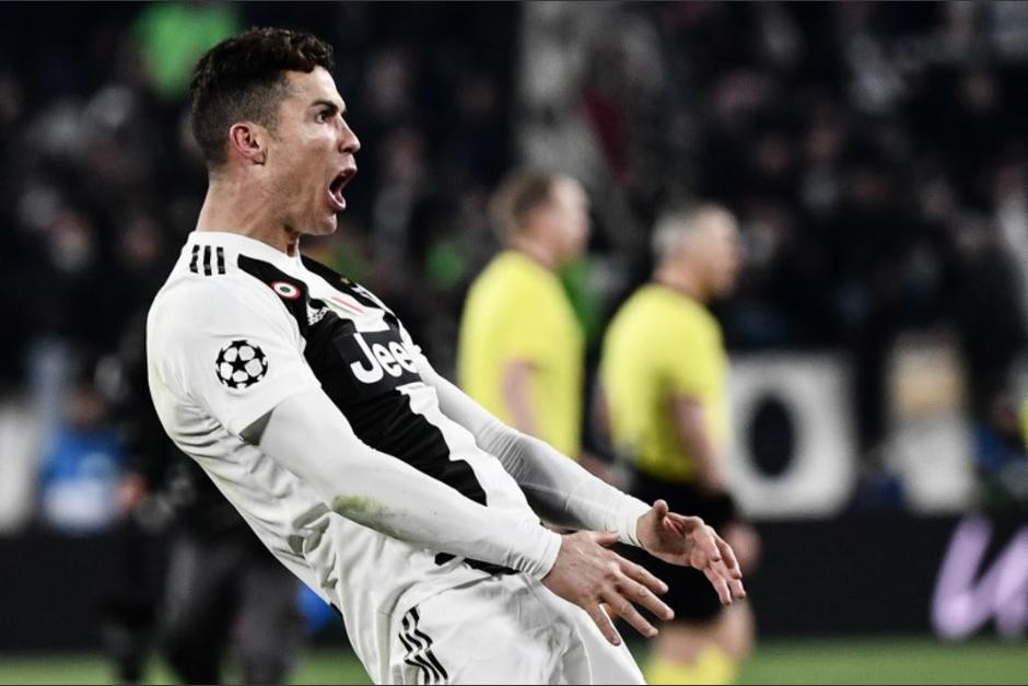 El gesto de Cristiano Ronaldo que molesta al Atlético de Madrid. (Foto: AFP)