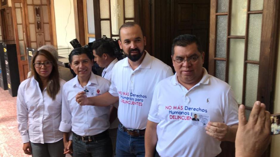 El candidato a la alcaldía de Mixco acompañó al presidenciable de su partido. (Foto: La Hora)&nbsp;