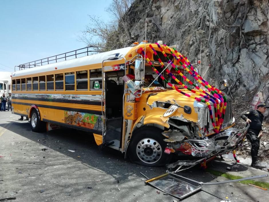 El bus transportaba peregrinos desde Esquipulas. (Foto: Twitter Erick de la Cruz)&nbsp;
