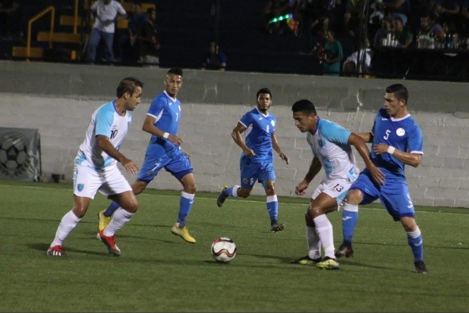 La Selección de Guatemala impone condiciones en Nicaragua. (Foto: Fedefutbol)