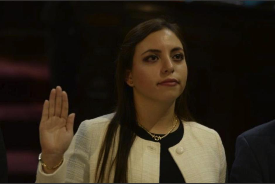 La diputada Andrea Villagrán busca su reelección con la agrupación de Alfonso Portillo. (Foto: Archivo/Soy502)