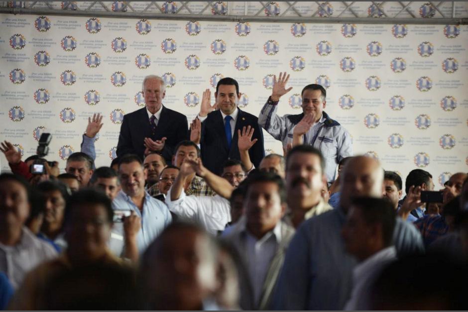 La expresión de "Pacto de Corruptos" comenzó a usarse luego de la asamblea de la Anam en la que los alcaldes apoyaron a Jimmy Morales. (Foto: Archivo/Soy502)