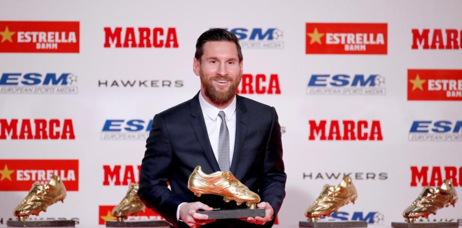 Lionel Messi ganó su sexta bota de oro. (Foto: Marca) 