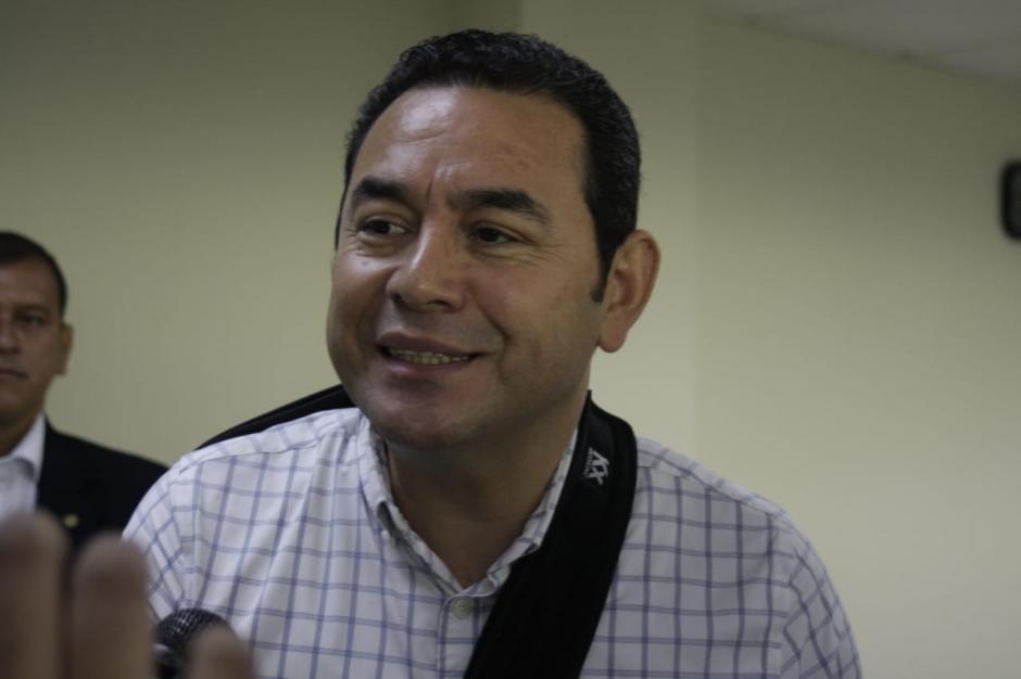 El tribunal resolvió que el caso por insultar al presidente Jimmy Morales se resuelva por a través de la Ley de Emisión de Pensamiento. (Foto: Wilder López/Soy502)