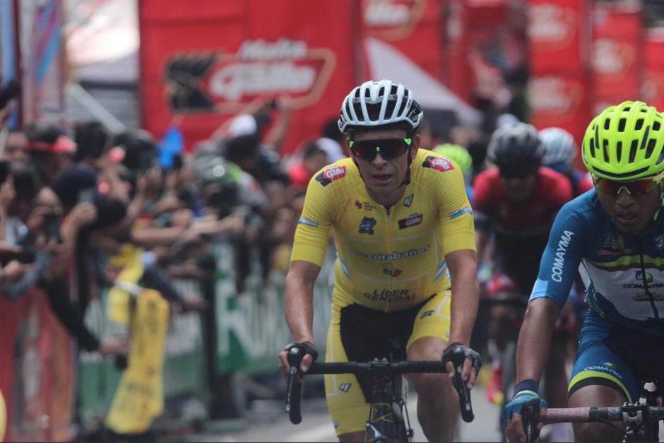 El guatemalteco se coronó por segunda vez campeón de la Vuelta a Guatemala. (Foto: Douglas Suruy)