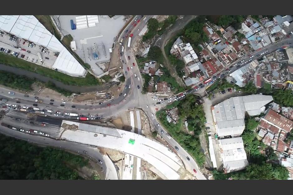 El viaducto espera beneficiar a los vecinos y usuarios de esta ruta que conecta a varias zonas de la ciudad. (Foto: Municipalidad de Guatemala)