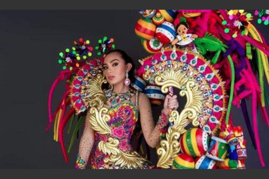 La representante guatemalteca de Miss Grand Guatemala lucirá un traje de fantasía que evoca a los juguetes tradicionales. (Foto: José Martínez)