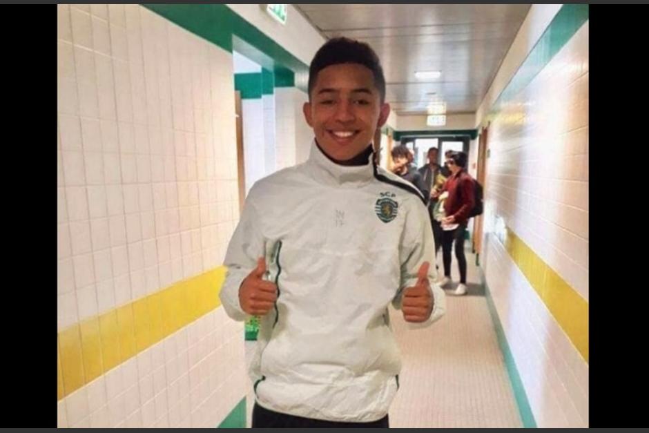 El futbolista guatemalteco Chrispian Estrada hará un campamento con el Sporting de Portugal. (Foto: Facebook)