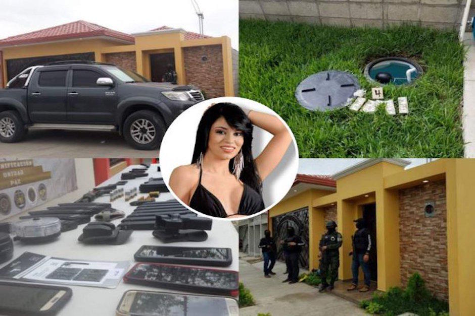 Shirley Nicole Velásquez, ex Miss Honduras fue puesta tras las rejas al ser detenida con armas de grueso calibre y una fuerte suma de dinero. (Foto: Punto Central Noticias)