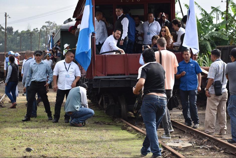 El tren se descarriló justo en el día en que se evaluaba el avance del proyecto. (Foto: Fredy Hernández/Soy502)