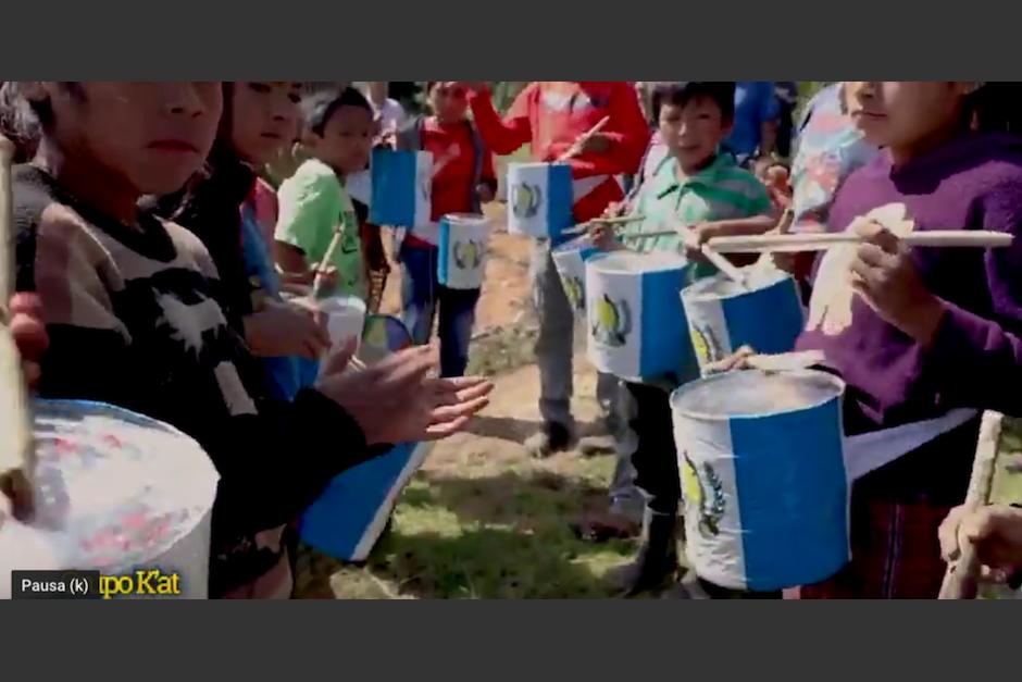 El video fue grabado en la aldea "El Frijolillo", en Santo Domingo Xenacoj, Sacatepéquez. (Foto: Captura de pantalla)&nbsp;