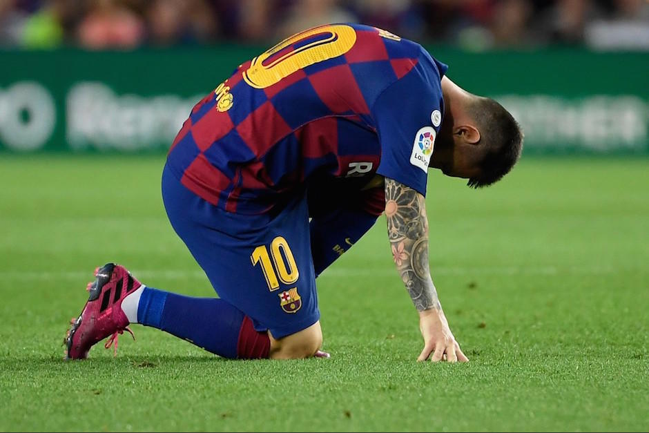 Messi volvió a sufrir un problema muscular. (Foto: AFP)