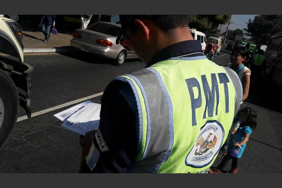 La PMT de Villa Nueva ya inició una investigación interna por lo ocurrido. (Foto con fines ilustrativos: PMT de los villanovanos)