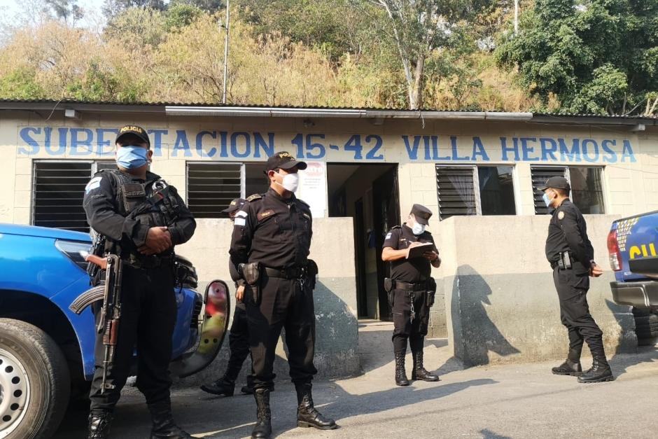 Se constató que dos agentes de la PNC de la subestación con sede en Villa Hermosa se encuentran en cuarentena.&nbsp;