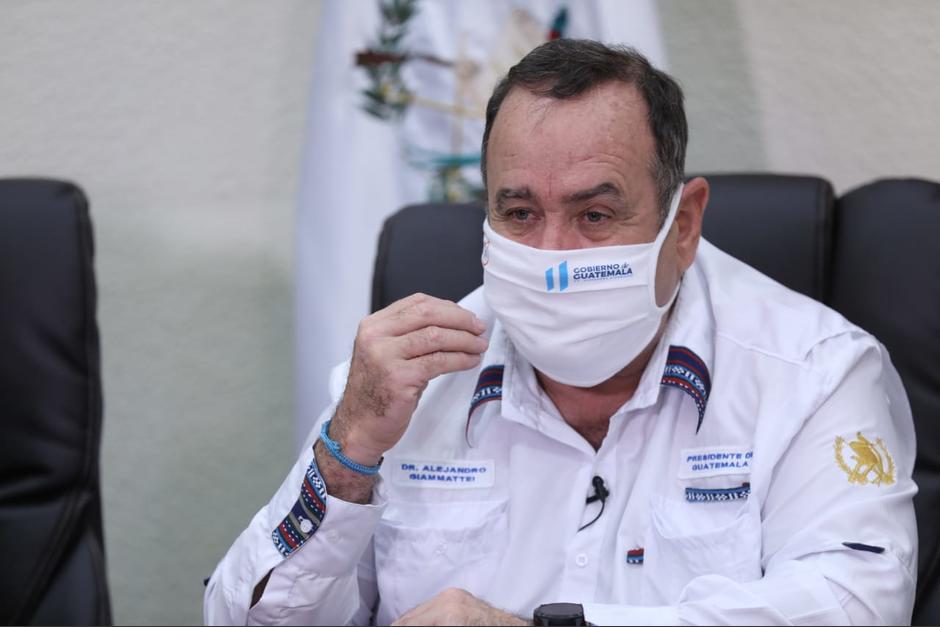 El presidente Alejandro Giammattei dará un mensaje importante esta tarde. (Foto: Agencia Guatemalteca de Noticias)