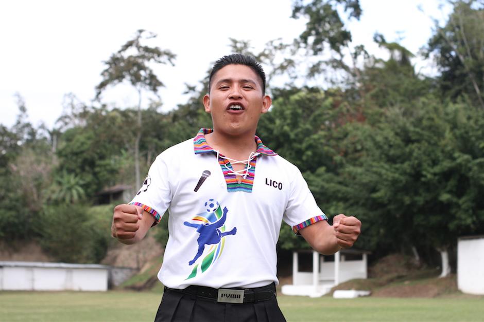 Federico Choc el narrador de San Luis, Petén, narró el partido en el que Guatemala venció al Coronavirus. (Foto: Archivo/Soy502)