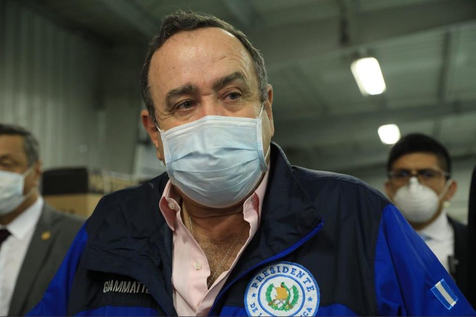 El presidente actualizó la información relativa al coronavirus en Guatemala (Foto: SCSP)