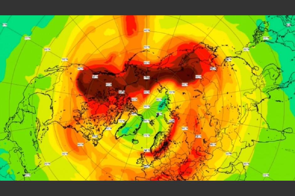 El agujero de la capa de ozono en la Antártida se intensificó hace décadas por las emisiones industriales de gases CFC que destruyen el ozono, un gas protector de la vida en la Tierra frente a los rayos ultravioleta. (Imagen NASA)