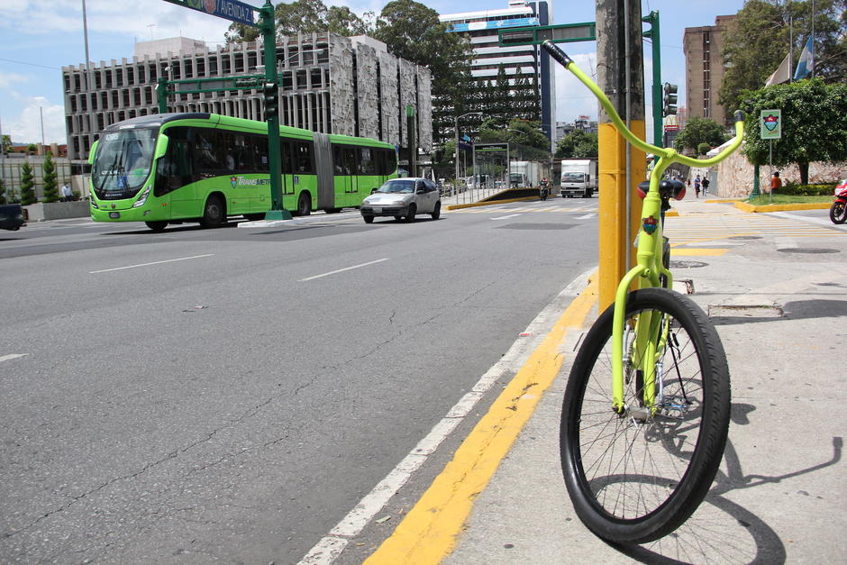 El proyecto de bicicletas busca complementar el servicio de Transmetro en el centro de la ciudad. (Foto: Fredy Hernández/Soy502)