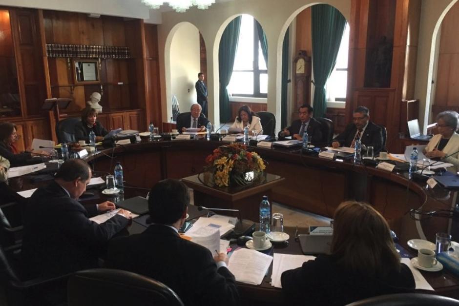 El pleno de la CSJ resolvió dar trámite a seis de los antejuicios presentados por FECI por el caso Comisiones Paralelas 2020. (Foto: Archivo/Soy502)&nbsp;