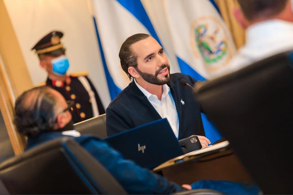 Bukele criticó que se haya priorizado este punto sobre otros temas importantes. (Foto: Presidencia de El Salvador)