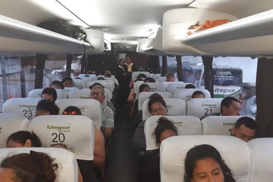 El transporte colectivo extraurbano comenzó a circular. (Foto: con fines ilustrativos/ Facebook Litegua)&nbsp;