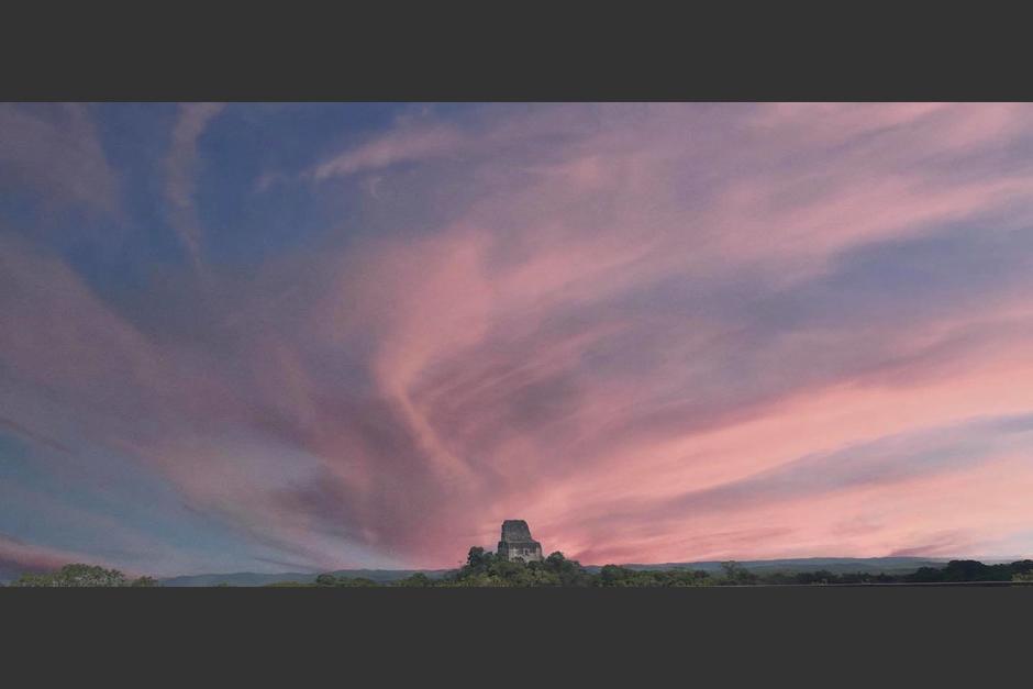 Así amaneció Tikal este sábado. (Foto: Parque Nacional Tikal)