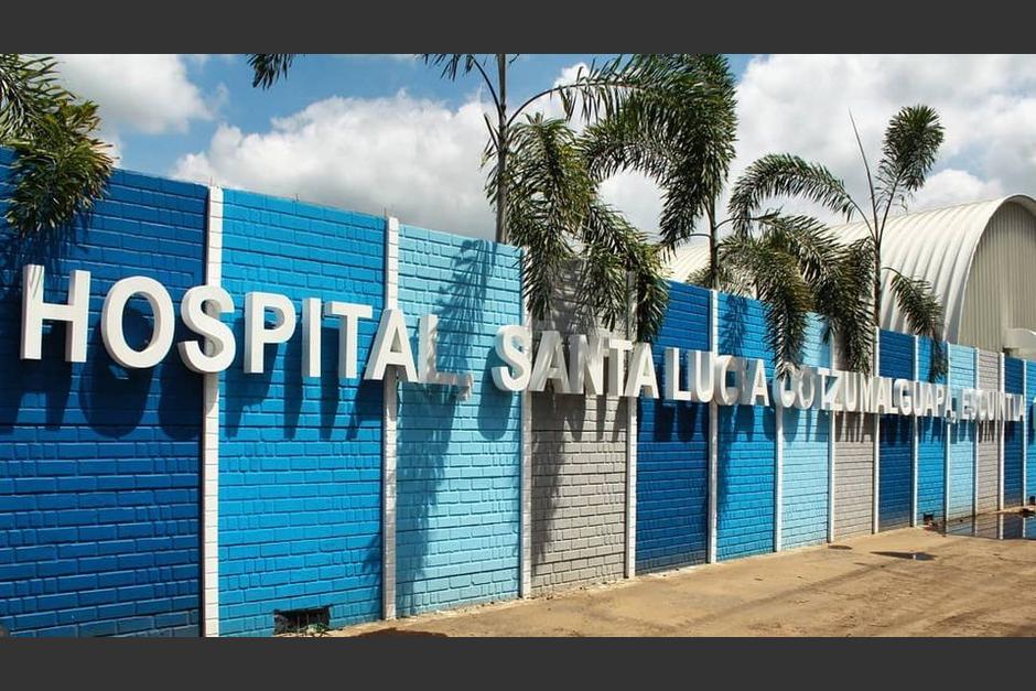 El hospital temporal de Santa Lucía Cotzumalguapa, Escuintla, será inaugurado esta semana. (Foto: Facebook/@Brandonespaa)