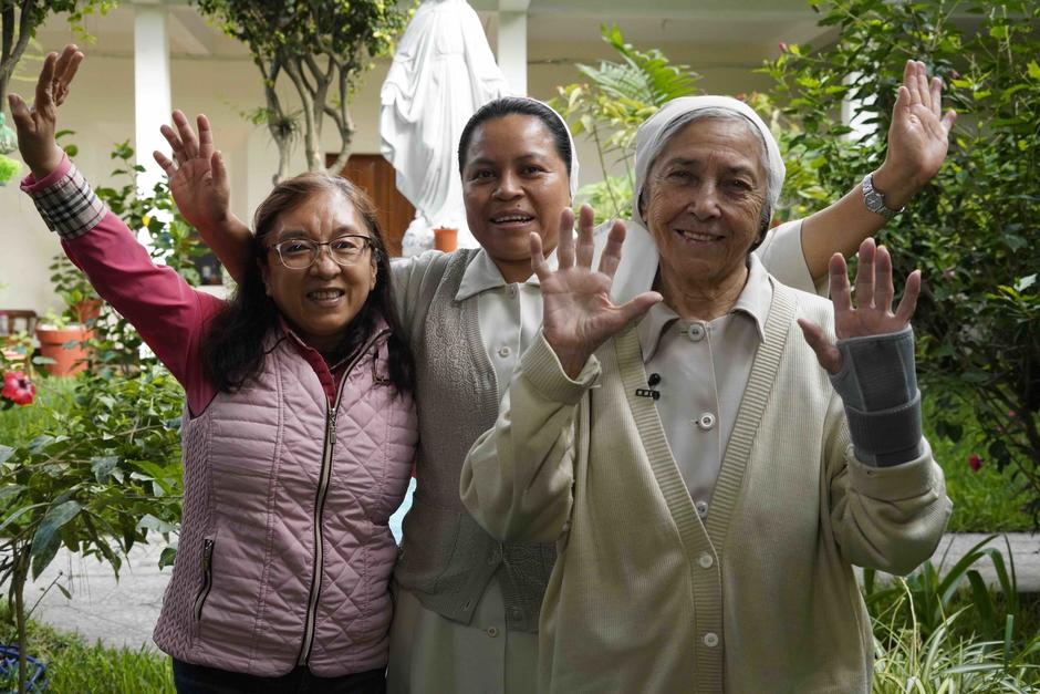 Sor Isabel Reynoso, héroe que&nbsp;durante la pandemia no paró de dar alimento.&nbsp;(Fotografía cortesía: Fundación Isabel Gutiérrez de Bosch)