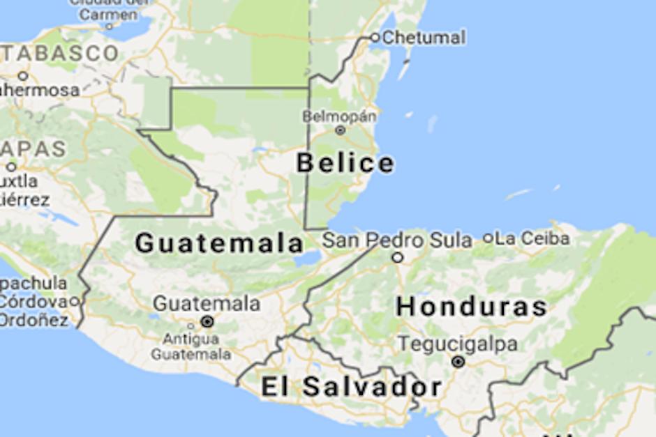 Guatemala reclama a Belice unos 11.030 km² de territorio y centenares de islas e islotes (Foto ilustrativa: google maps)