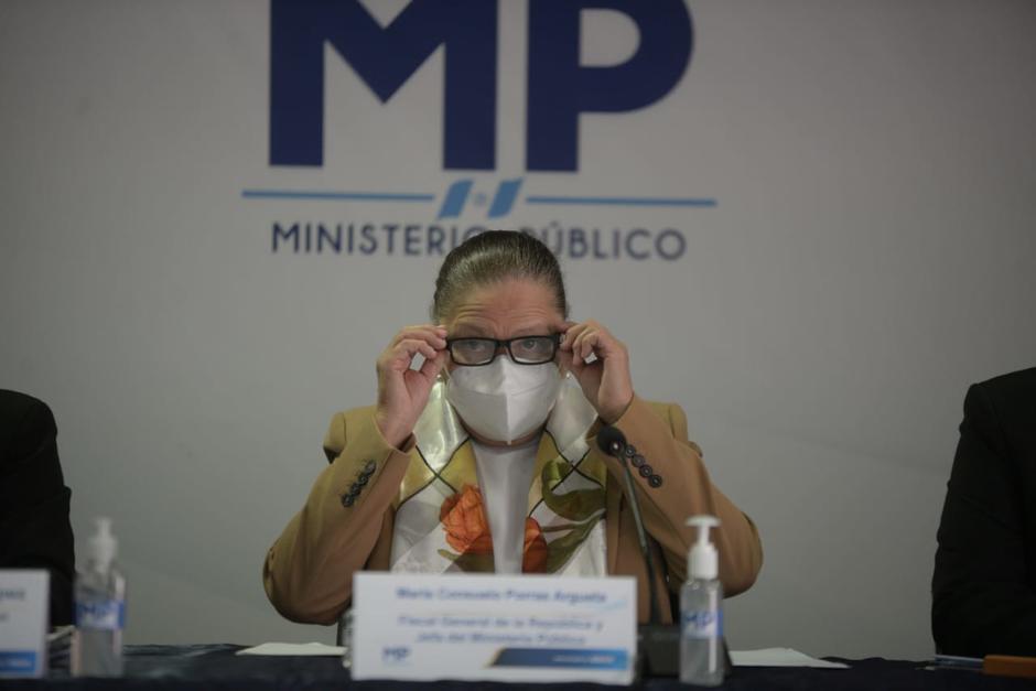 La Fiscal General del MP se pronunció por el caso de investigación contra la FECI. (Foto: Wilder López / Soy502)&nbsp;