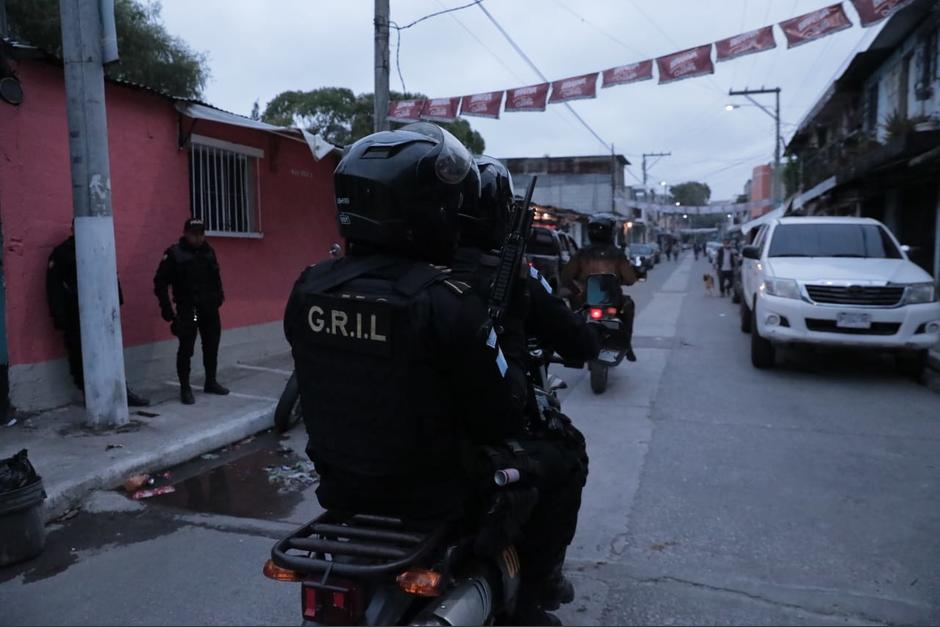 Los operativos ya se desarrollan en Villa Nueva. (Foto: PNC)&nbsp;