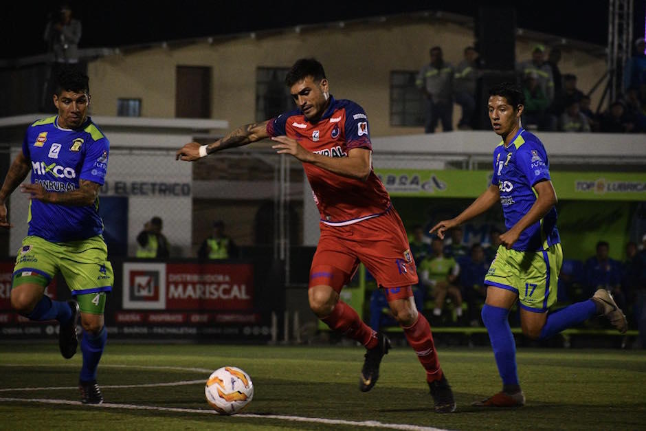 Municipal anotó el gol de la victoria ante Mixco al minuto 16. (Foto: Rudy Martínez/Soy502)