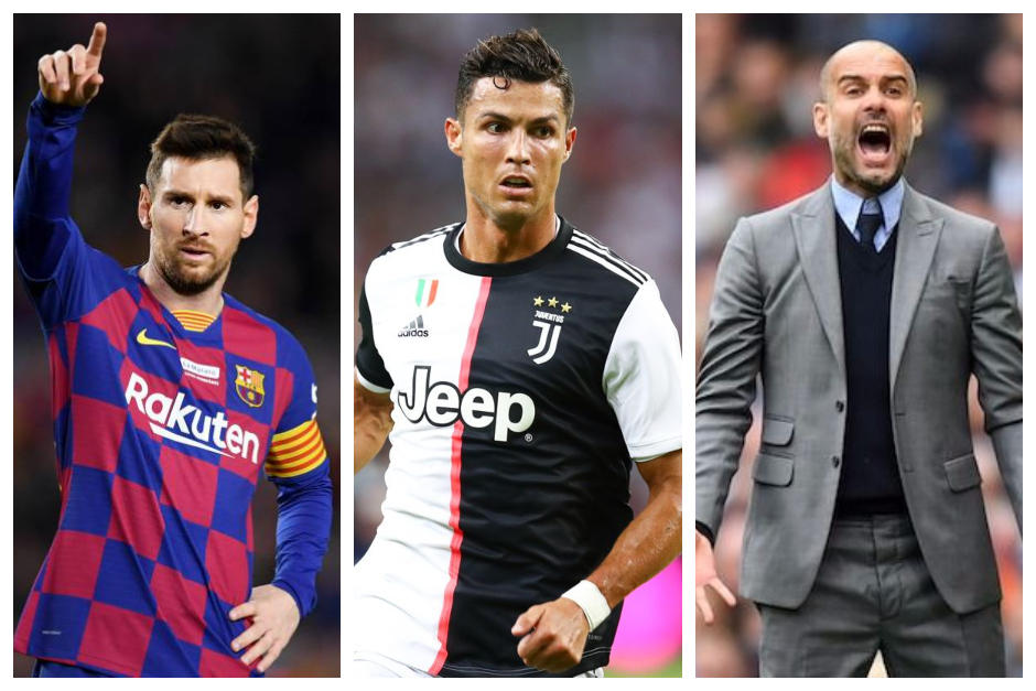 Messi, Cristiano Ronaldo y Pep Guardiola podrían juntarse en la Juventus. (Foto: Twitter)