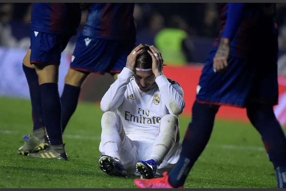 El defensa central del Real Madrid no la pasó bien en su juego del fin de semana. (Foto: AFP)&nbsp;