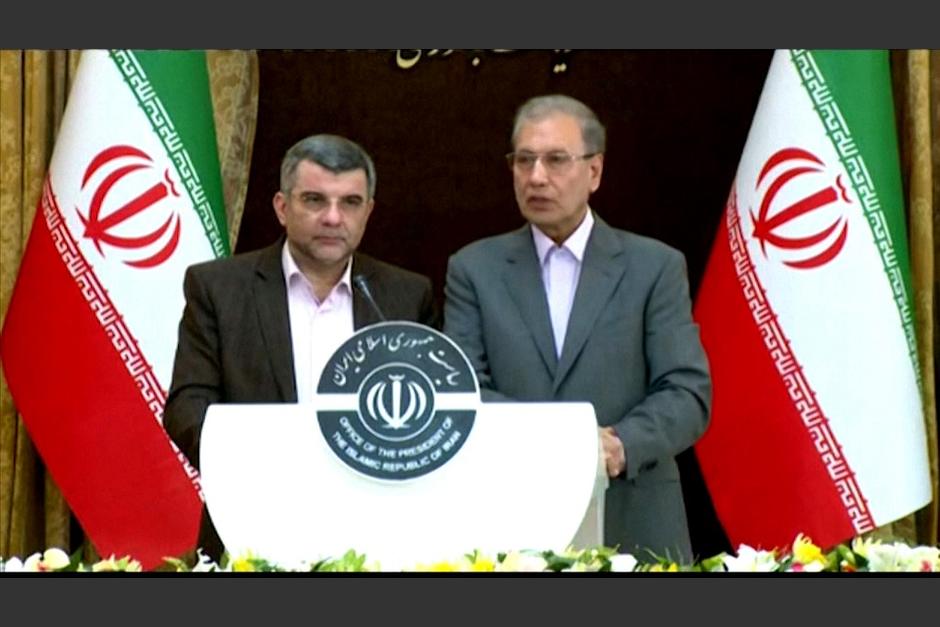 El viceministro de Salud (I) de Irán apareció en la televisión con serios síntomas. (Foto: AFP)&nbsp;