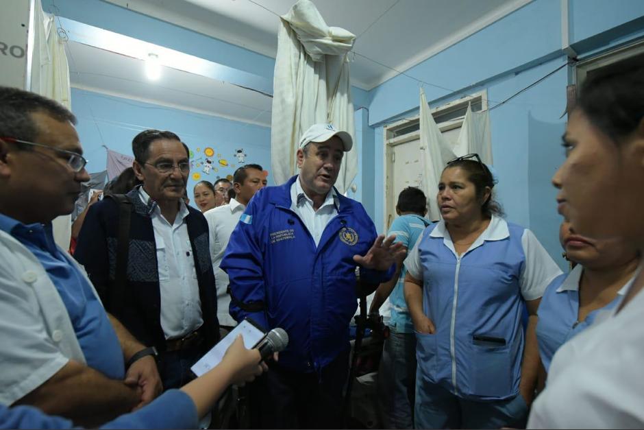 Giammattei se encuentra este viernes en una visita de trabajo en Zacapa. (Foto: Gobierno de Guatemala)
