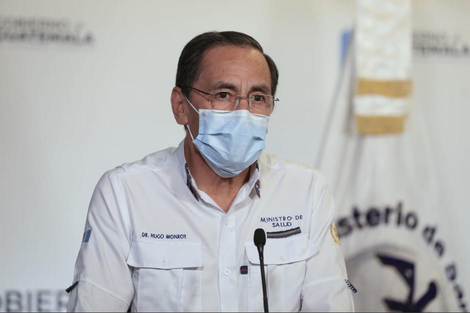 El ministro de Salud dio a conocer los nuevos casos de Covid-19 este martes. (Foto: Gobierno de Guatemala)