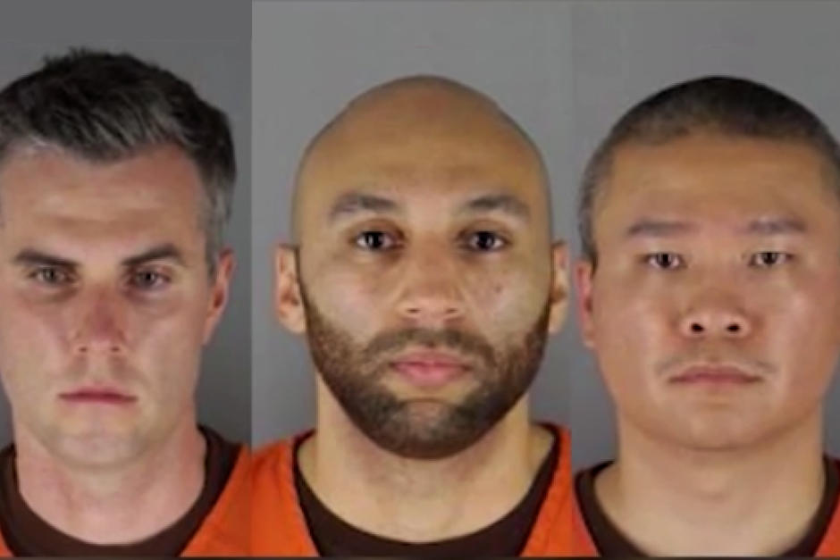 Son cuatro los polícias que enfrentan cargos por la muerte de George Floyd (Imagen: Captura de Pantalla)