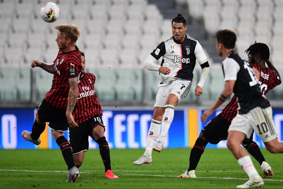 El equipo de la Juventus pudo ganar el juego sin embargo Ronaldo falló un penal. (Foto: AFP)&nbsp;