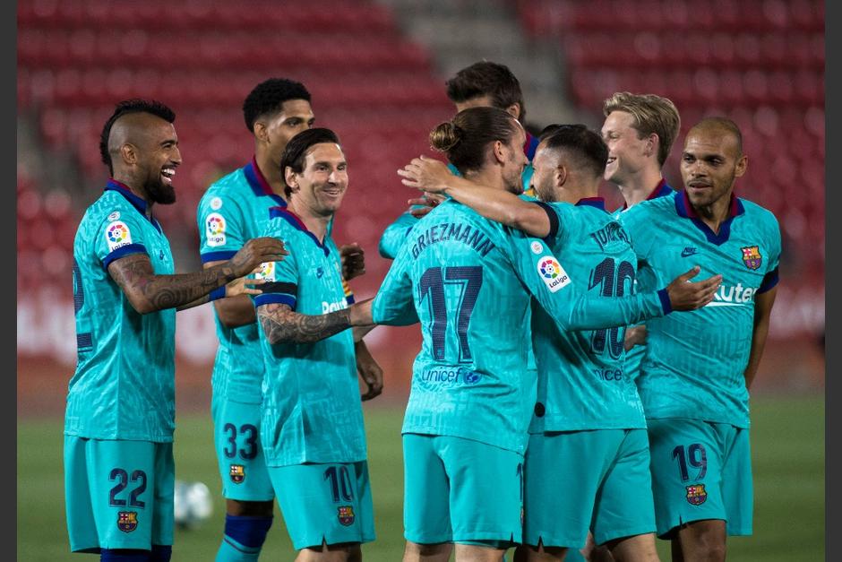 El Barcelona anotó 4 goles a un Mallorca que no reaccionó. El cuadro culé sigue de líder en la tabla. (Foto: AFP)