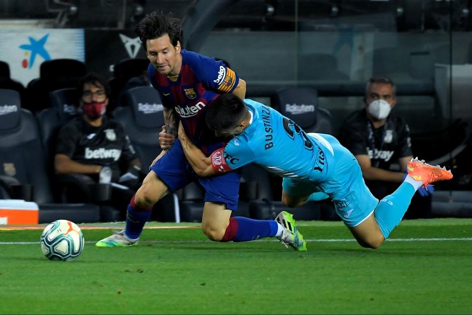 El argentino fue el generador de peligro del Barcelona contra el Leganés. (Foto: AFP)