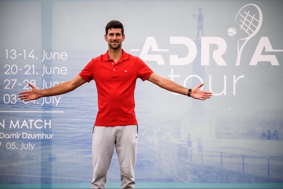 Novak Djokovic, número uno mundial y organizador del Adria Tour, ha anunciado que ha dado positivo por coronavirus. (Foto: AFP)