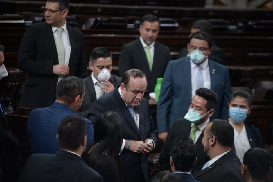 El presidente Alejandro Giammattei confirmó el séptimo caso de coronavirus en el país. (Foto: Wilder López/Soy502)