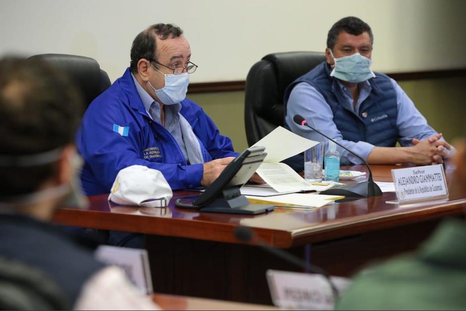 El presidente de Guatemala, Alejandro Giammattei, confirmó más casos. (Foto: SCSPR)&nbsp;