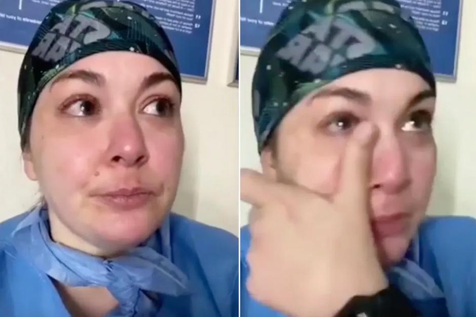 Enfermera denunció en un video que en los hospitales de Nueva York "no importan las vidas de negros e hispanos” en los tratamientos por el Coronavirus. (Foto: Captura de video)