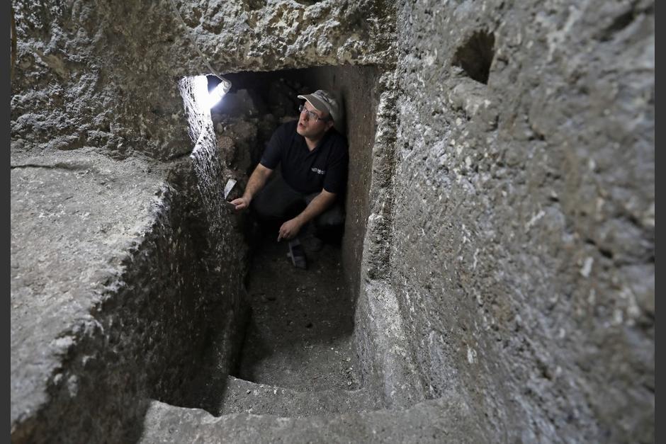 Los arqueólogos consideran que el complejo pudo haber sido usado como una especie de bodega o sótano. (Foto: AFP)